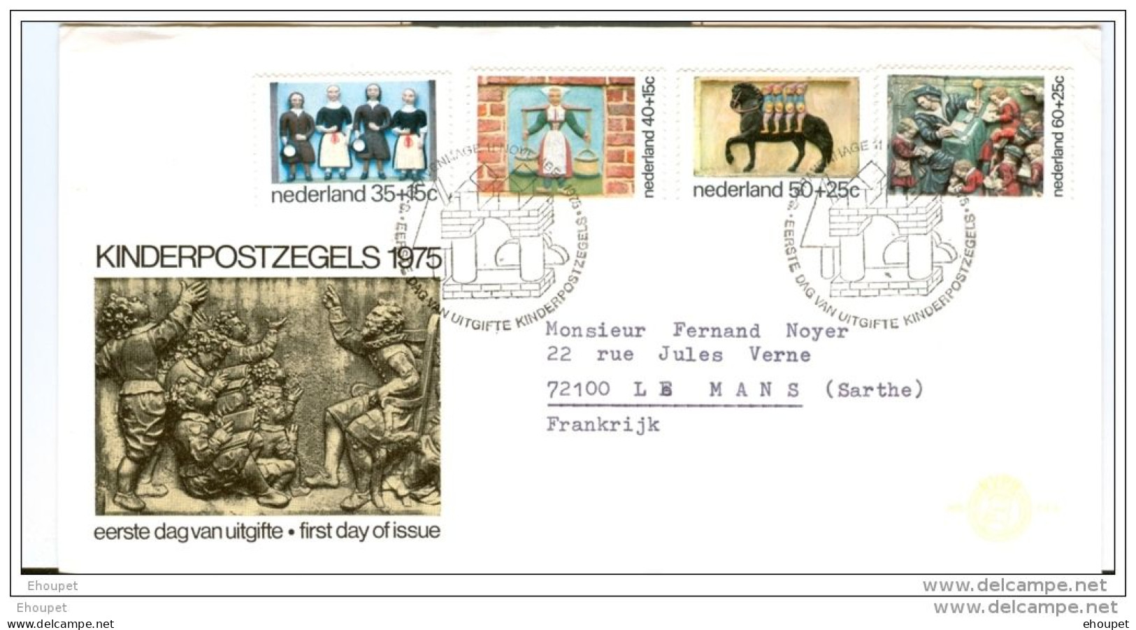 FDC  11 NOV 1975 KINDERPOSTZEGZLS - Briefe U. Dokumente