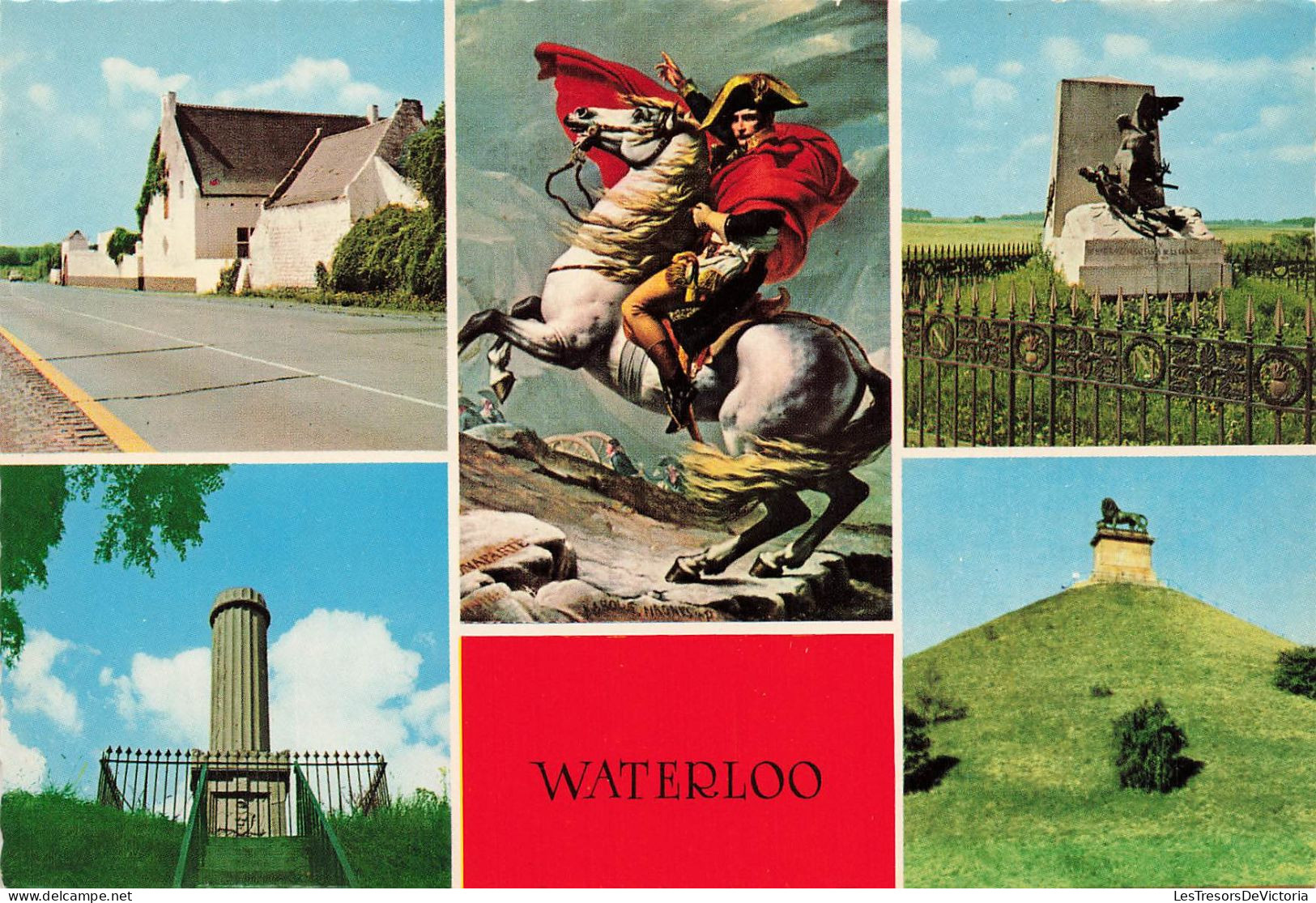BELGIQUE - Waterloo - Les Différents Monuments De Waterloo - Multivues - Colorisé - Carte Postale - Waterloo