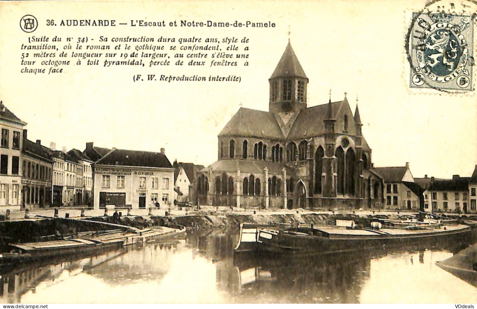 Belgique - Flandre Orientale - Oudenaarde - Audenarde - L'Escaut Et Notre-Dame-de-Pemele - Oudenaarde