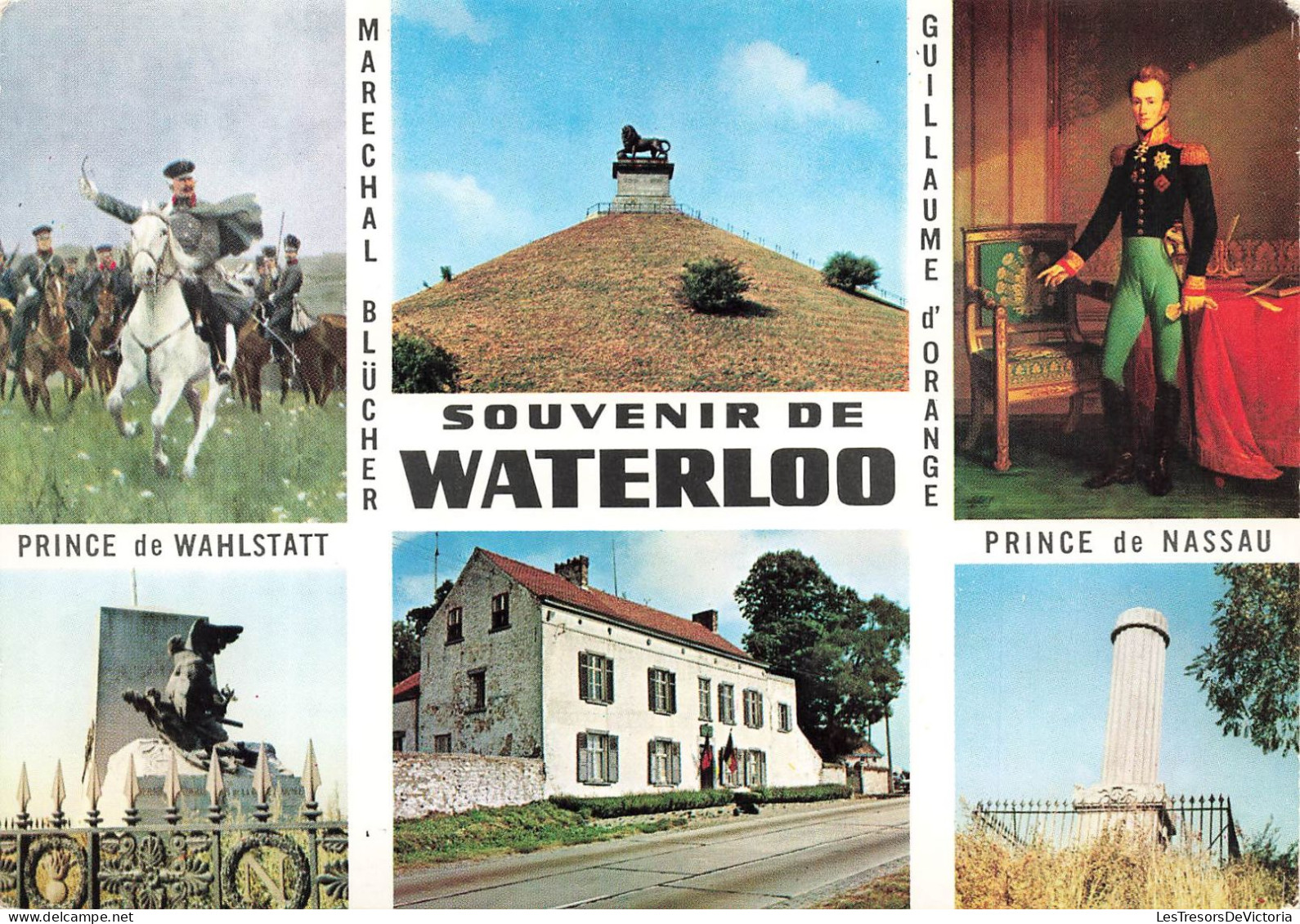 BELGIQUE - Waterloo - Monuments Français Et Britannique - Le Caillou - Colorisé - Carte Postale - Waterloo