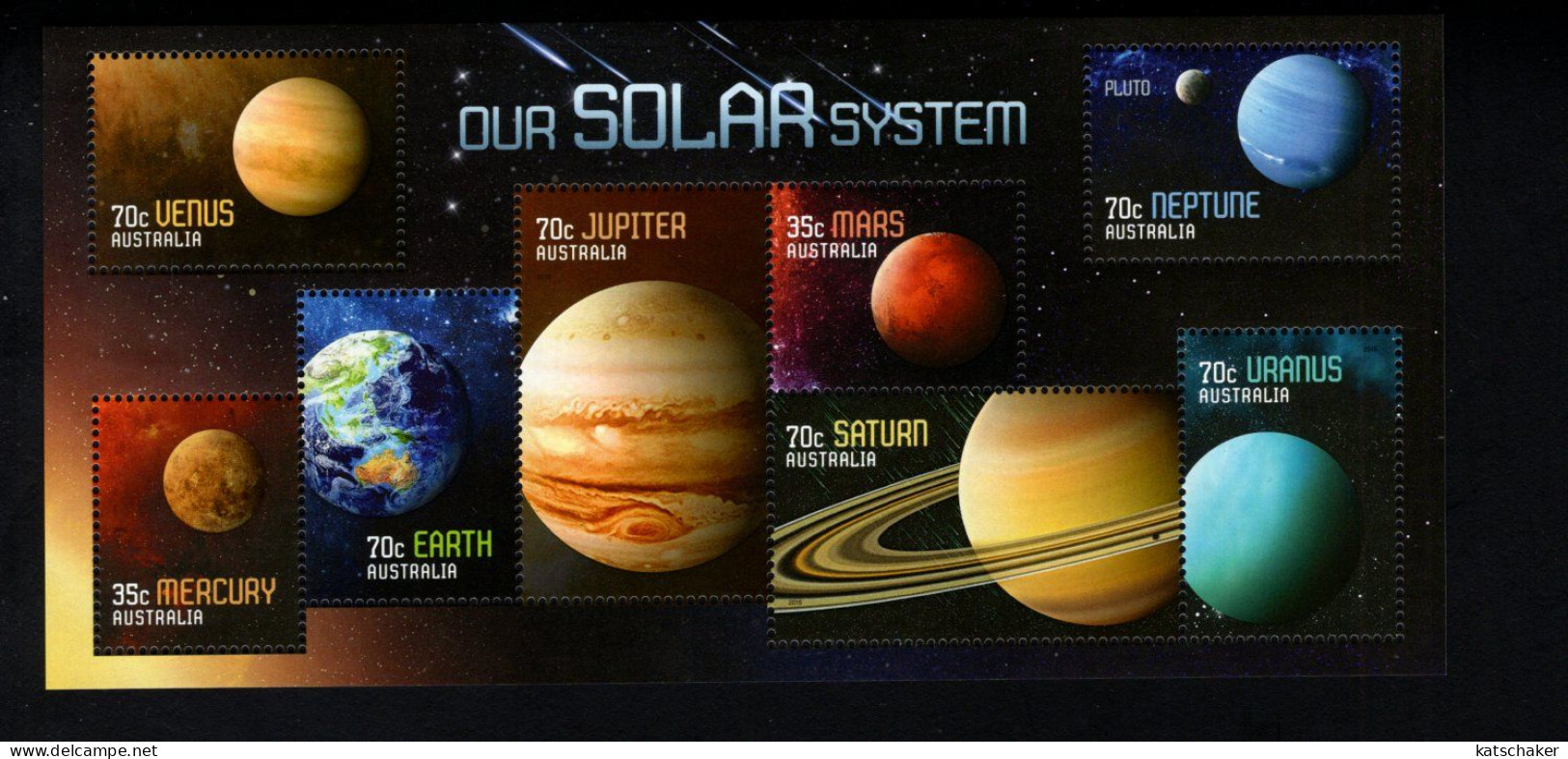 1927704582 2015 SCOTT 4356 (XX) POSTFRIS MINT NEVER HINGED EINWANDFREI - PLANETS - OUR SOLAR SYSTEM - Ungebraucht