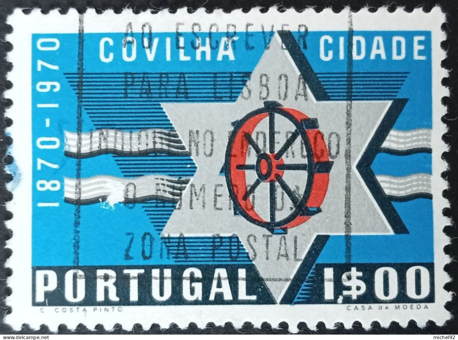 Portugal 1970 - YT N°1089 - Oblitéré - Used Stamps