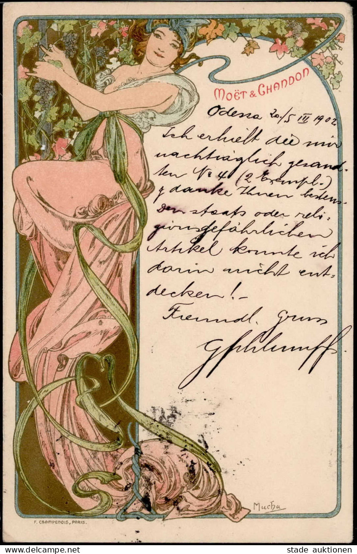 Mucha, Alfons Reklame Moet Und Chandon I-II - Mucha, Alphonse