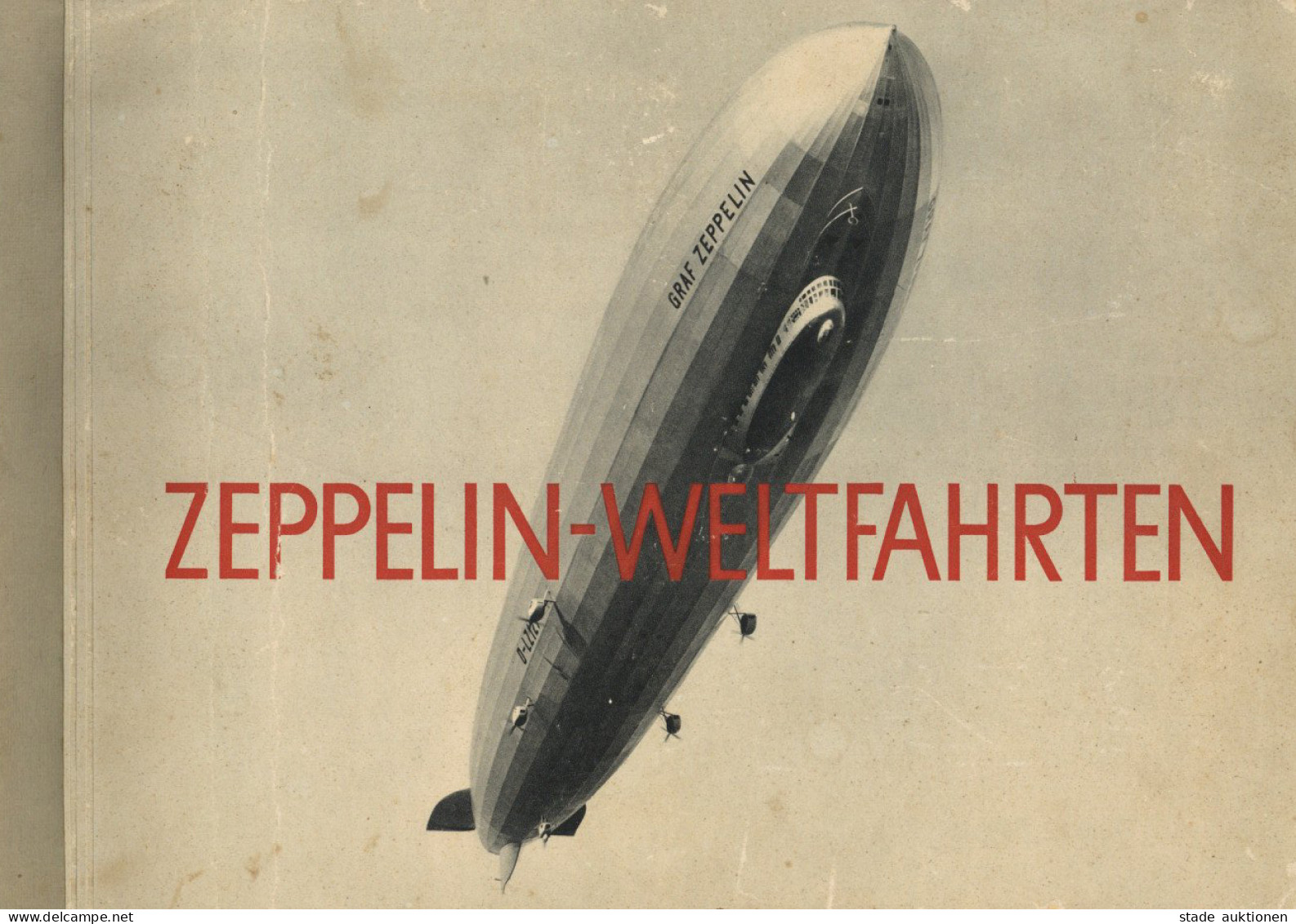 Sammelbild-Album Zeppelin-Weltfahrten Von 1899 Bis 1932 Dargestellt In 265 Echten Bromsilber-Bildern, Komplett II Dirige - Autres & Non Classés