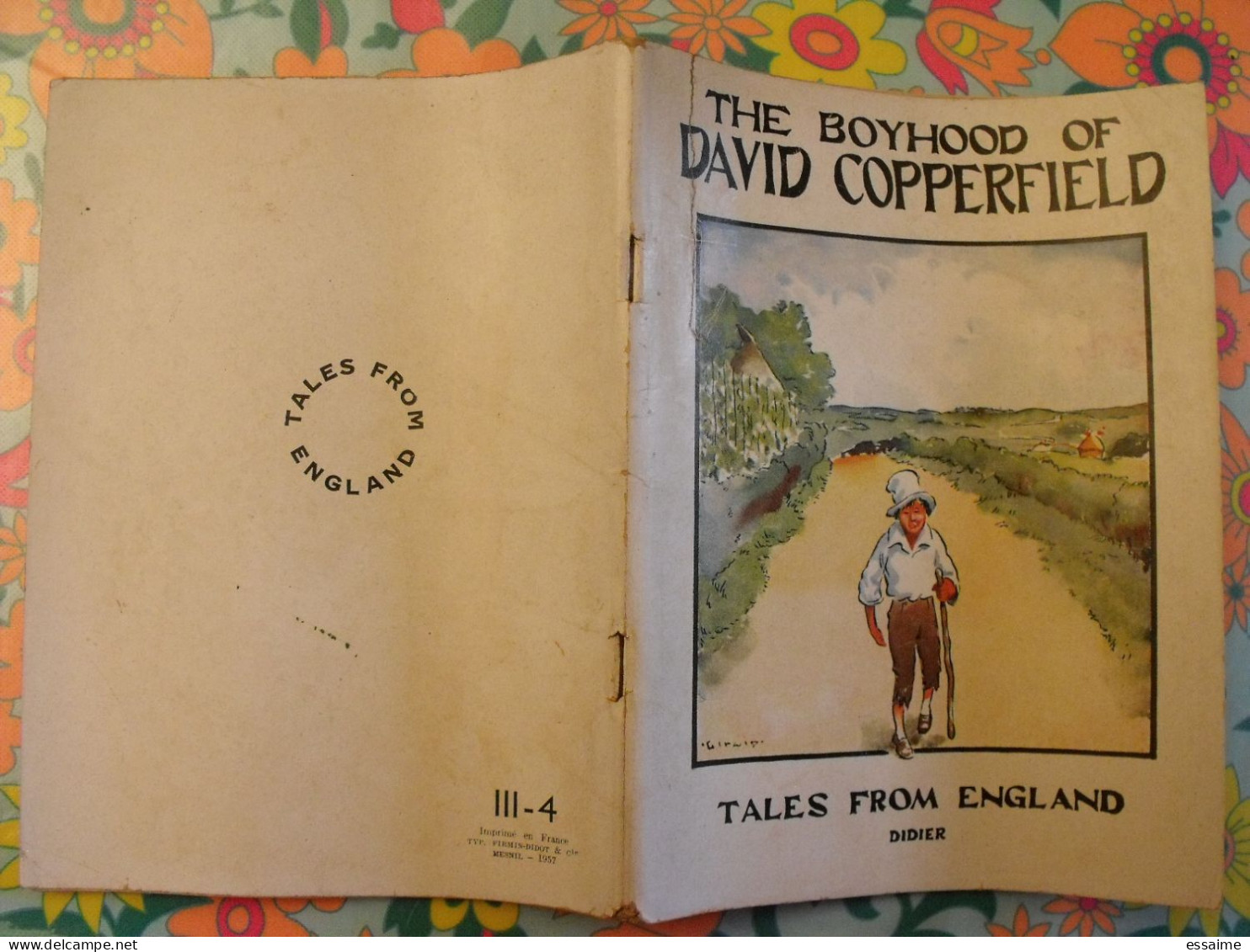 The Boyhood Of David Copperfield. Tales From England. En Anglais. Henri Didier éditeur 1957 - Other & Unclassified