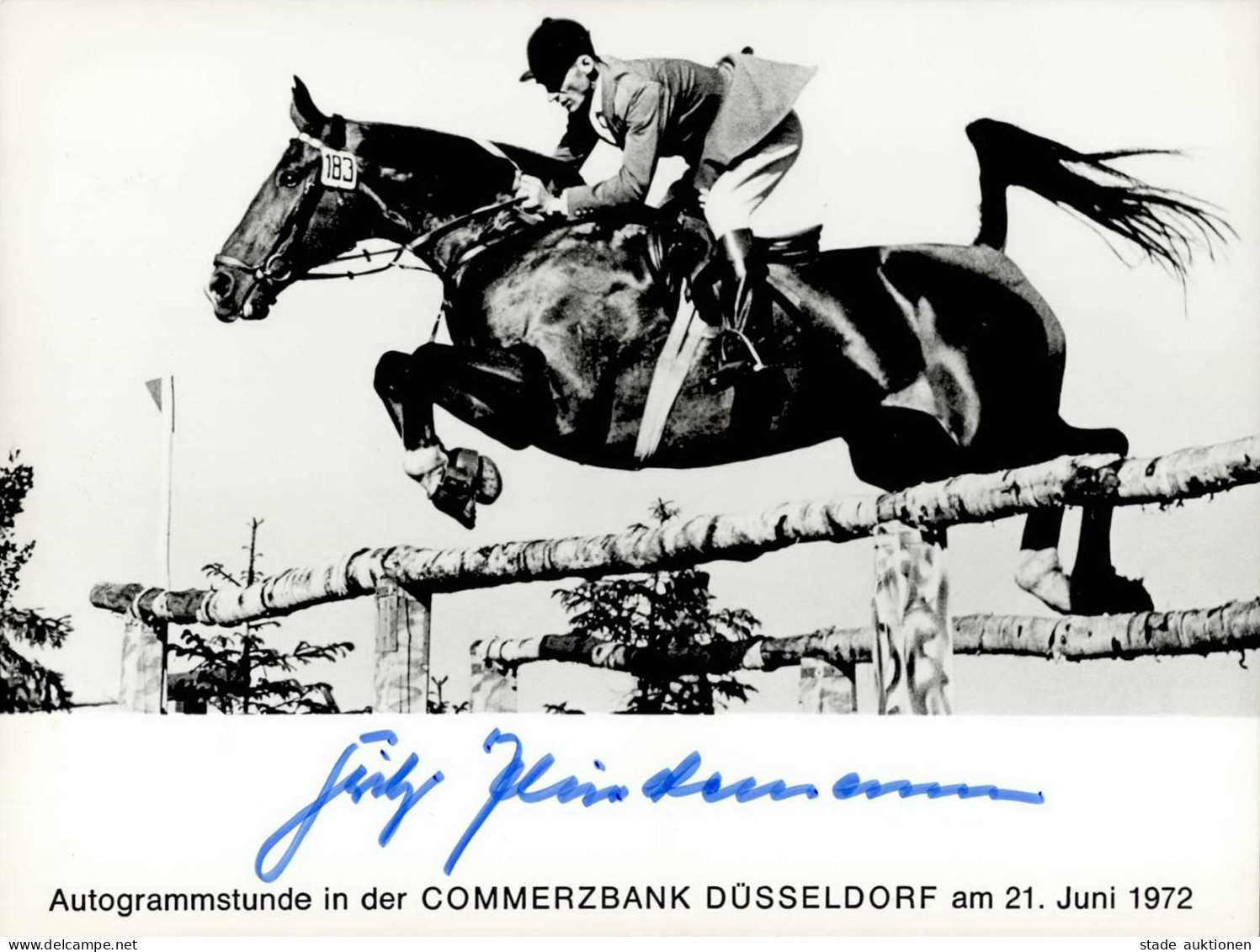 Pferdesport Autogramm-Karte Tiedemann, Fritz I-II - Butterflies