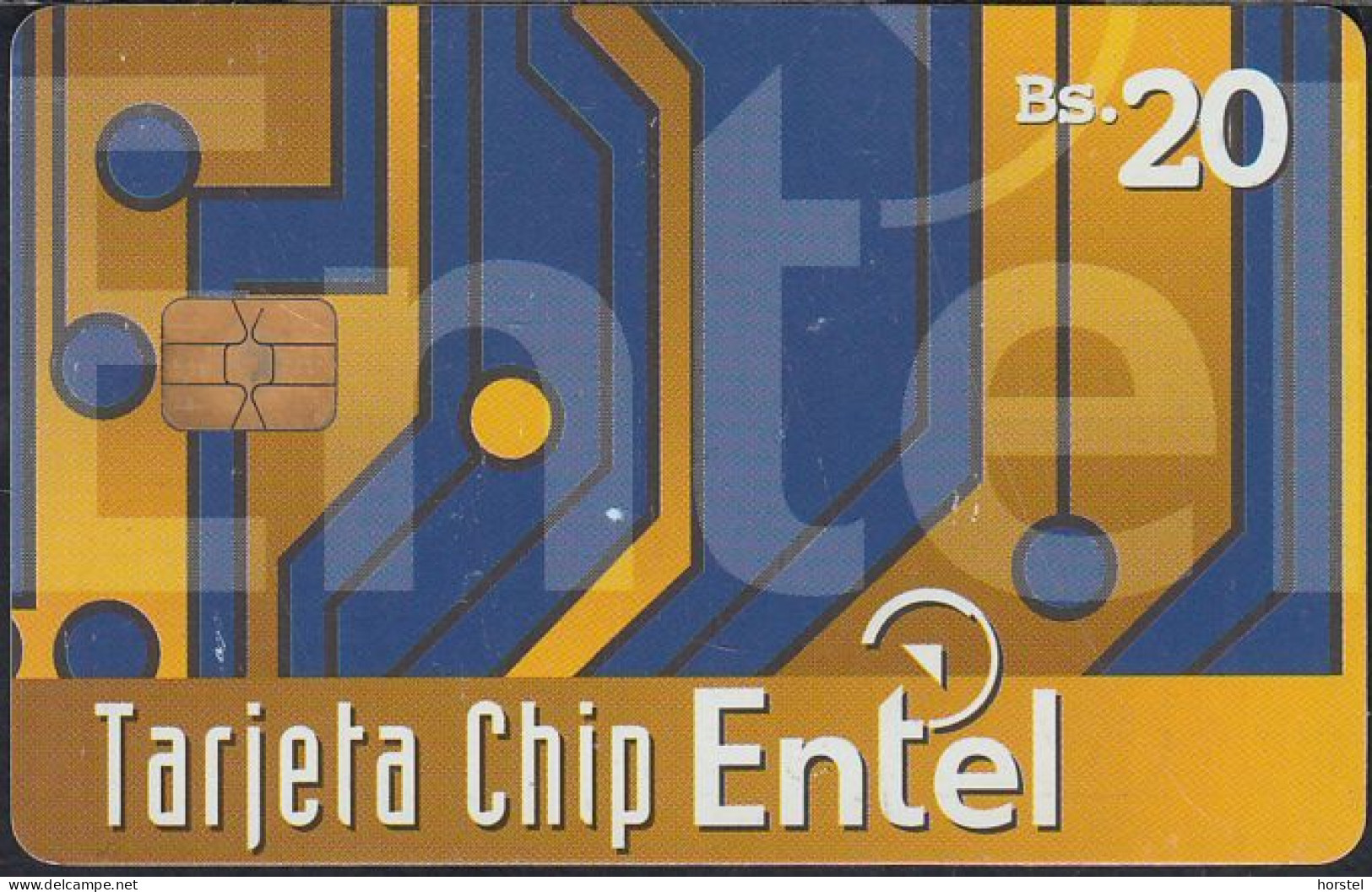 Bolivien - Bolivia C5 - Chip - Abstract Design 5- 20 Bs. - Bolivia