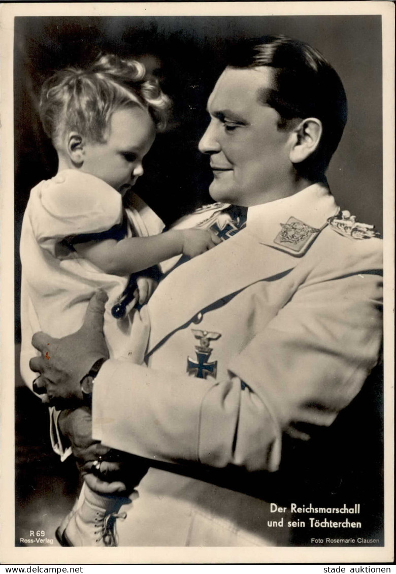 Göring Reichmarschall Und Seine Tochter Foto-AK I-II - Guerre 1939-45