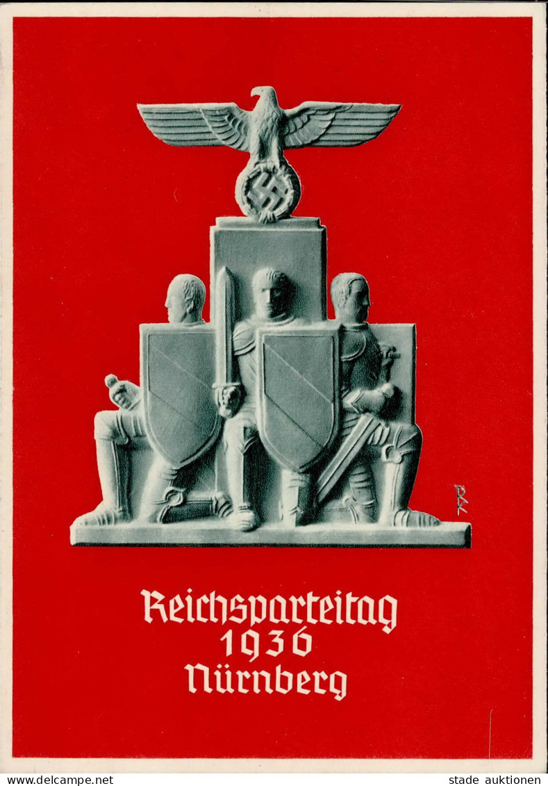 REICHSPARTEITAG NÜRNBERG 1936 WK II - Festpostkarte Mit S-o I - Guerre 1939-45