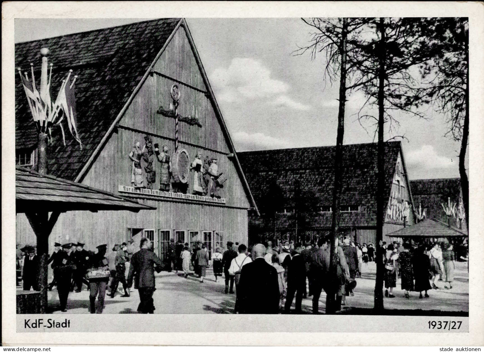 REICHSPARTEITAG NÜRNBERG 1937 WK II - Intra 1937/27 KdF-Stadt S-o I-II - Oorlog 1939-45