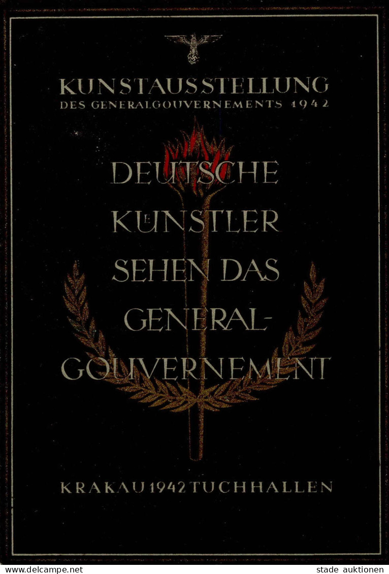 KRAKAU WK II - Kunstausstellung Deutsche Künstler Sehen Das Generalgouvernement Krakau 1942 S-o I - War 1939-45