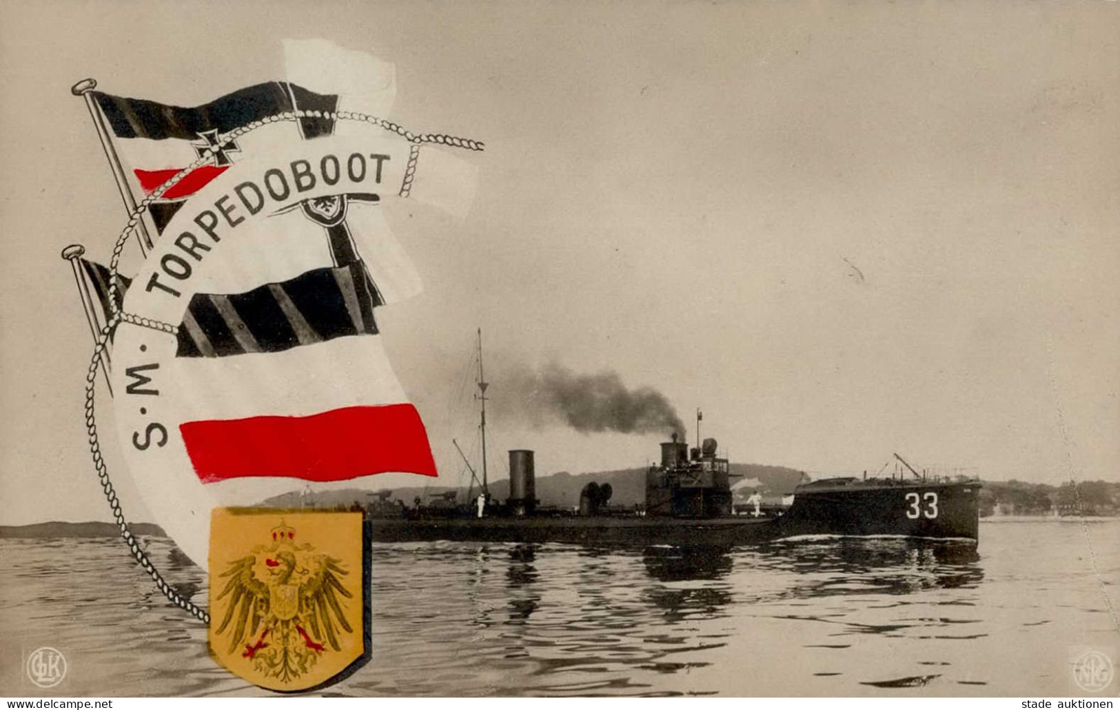 Schiff Kreuzer WK I S.M. Torpedoboot I-II Bateaux Bateaux - Weltkrieg 1914-18