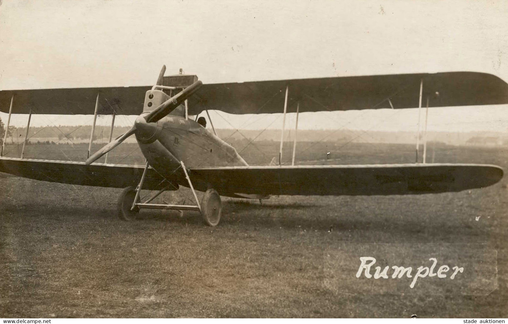 Flugzeug WK I Rumpler I-II Aviation - Weltkrieg 1914-18