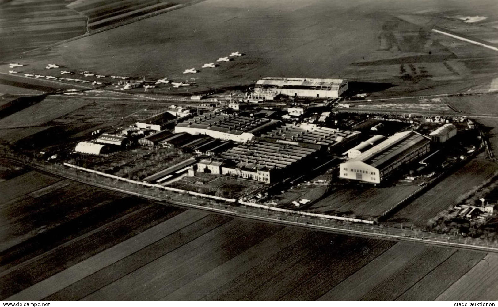 Flughafen Dessau Junkers Flugzeugwerk I-II - War 1914-18