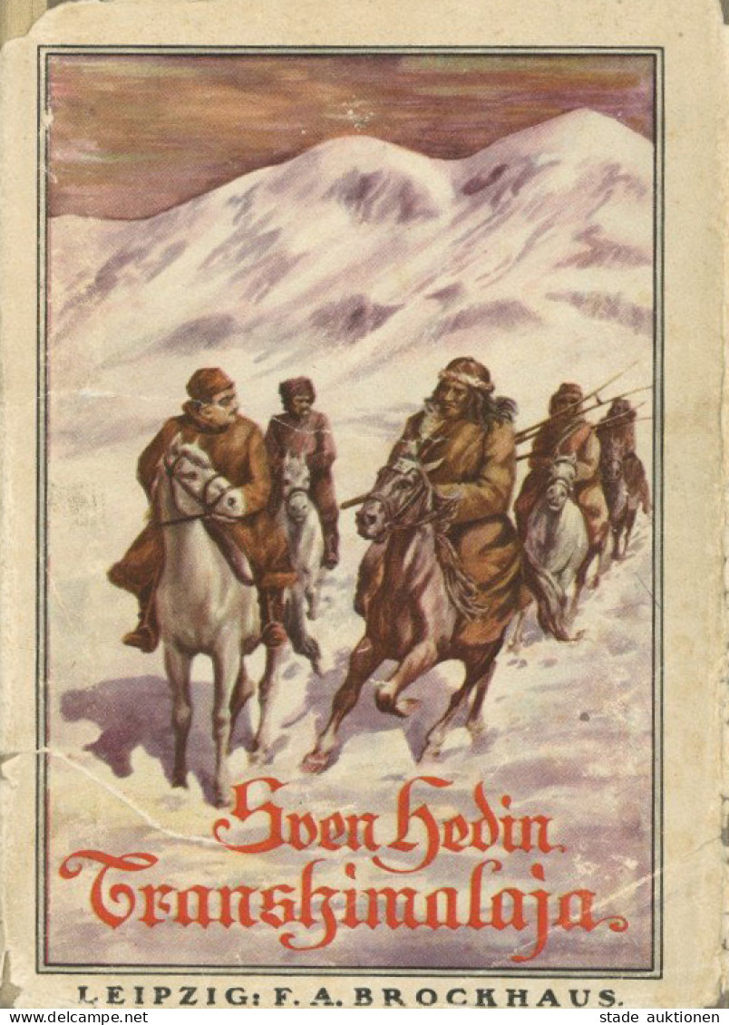 Buch Expedition Transhimalaja Neue Abenteuer In Tibet Von Sven Hedin 1929, Verlag Brockhaus Leipzig, 160 S. II (Papierei - Sonstige & Ohne Zuordnung