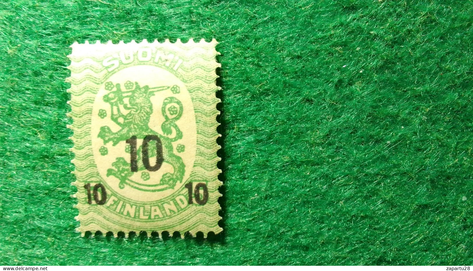 FİNLANDİYA-1910-30       10 P          DAMGASIZ - Unused Stamps