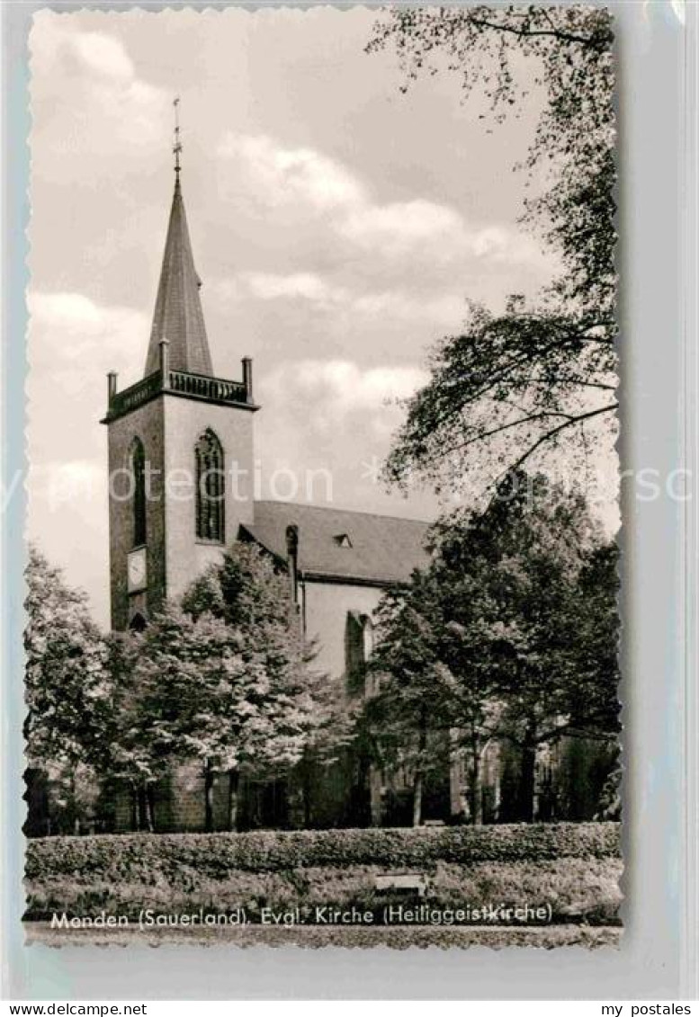42768586 Menden Sauerland Evangelische Kirche Heiliggeistkirche Menden (Sauerlan - Menden