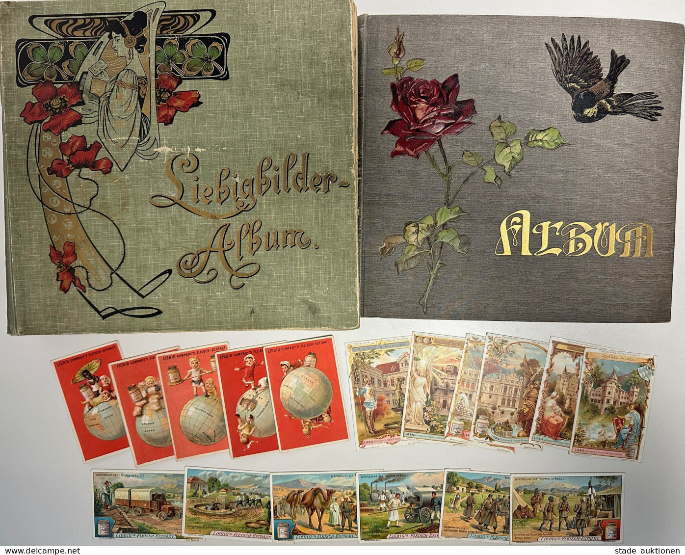 LIEBIG Sammlung Aus Nachlass Mit Circa 400 Serien, Also Mehrern Tausend Bildchen I-II - 500 Postcards Min.