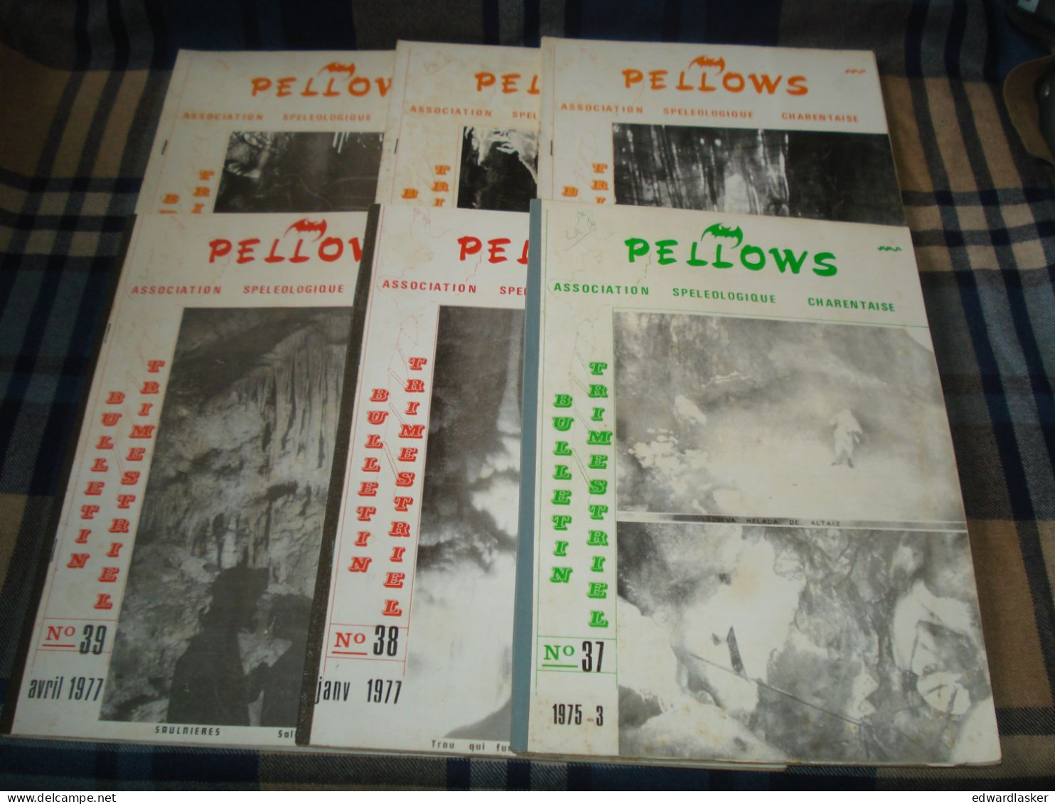 Régionalisme : PELLOWS - Lot De Bulletins De L'Assosiation Spéléologique Charentaise - Spéléologie - Poitou-Charentes