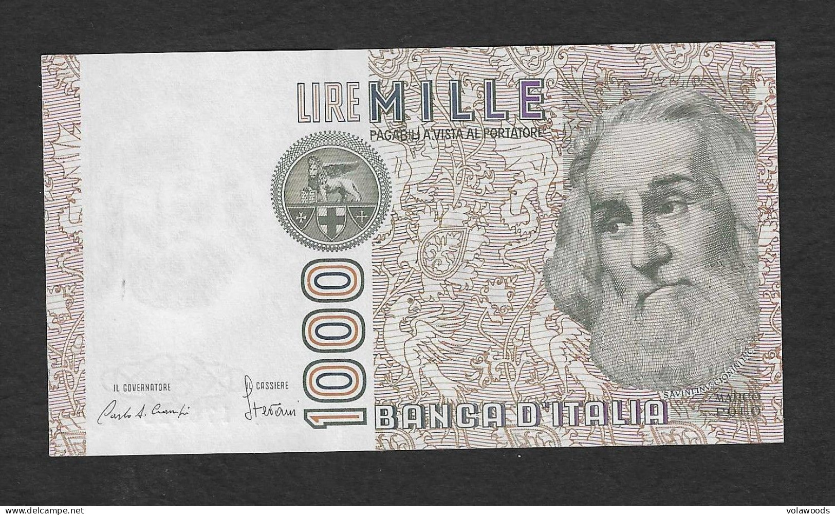 Italia - Banconota Non Circolata FDS UNC Da 1000 Lire "Marco Polo" Lettera A P-109a.1 - 1982 #19 - 1.000 Lire