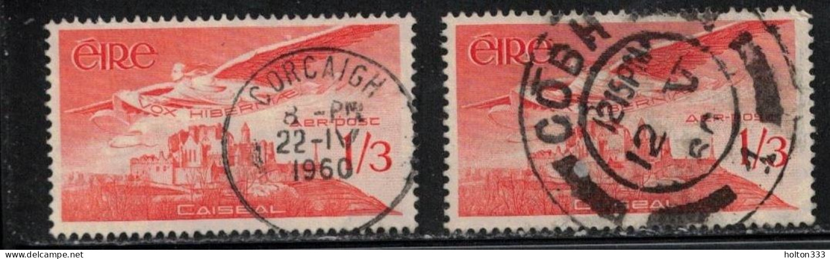 IRELAND Scott # C6 Used X 2 - Airmails - Used Stamps