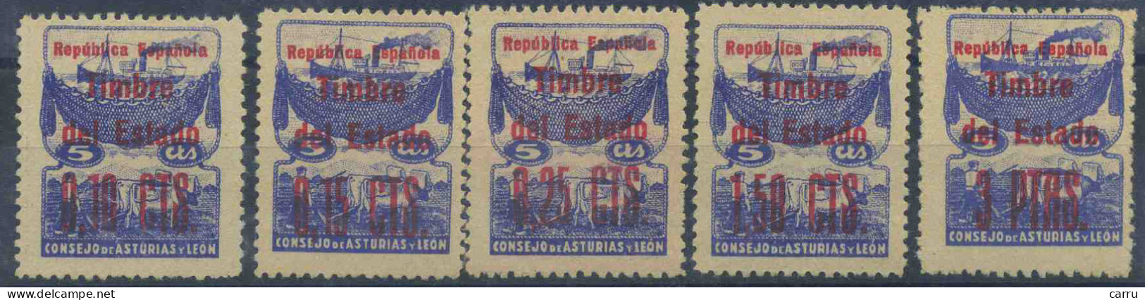 España - Asturias Y León - 1937 - Asturies & Leon