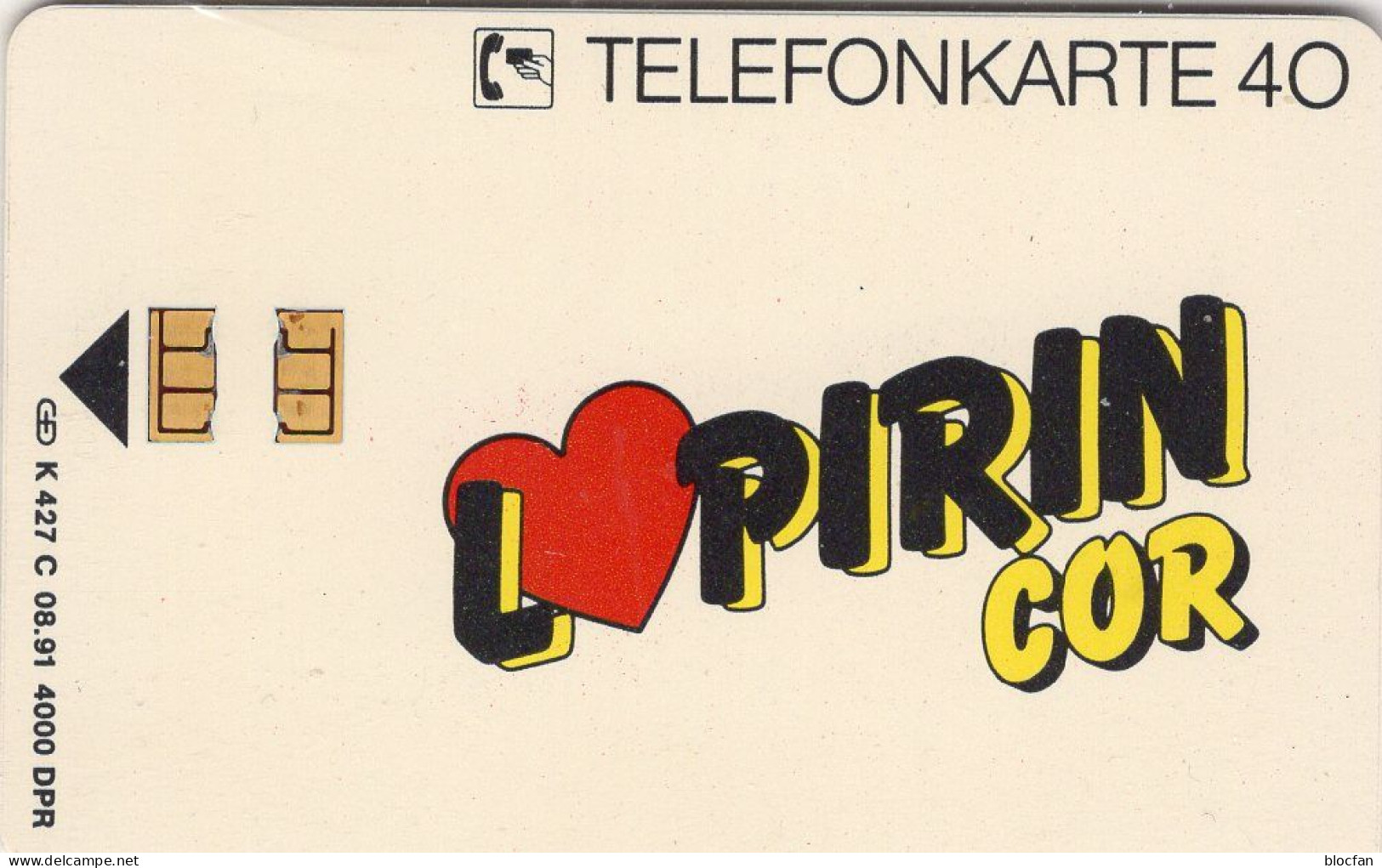 Medizin TK K 427 C/08.1991 ** 40€ 4.000 Exemplare Ein Service Von SQUIBB-Heyden LopirinTC Medical Phonecard Of Germany - K-Series : Customers Sets