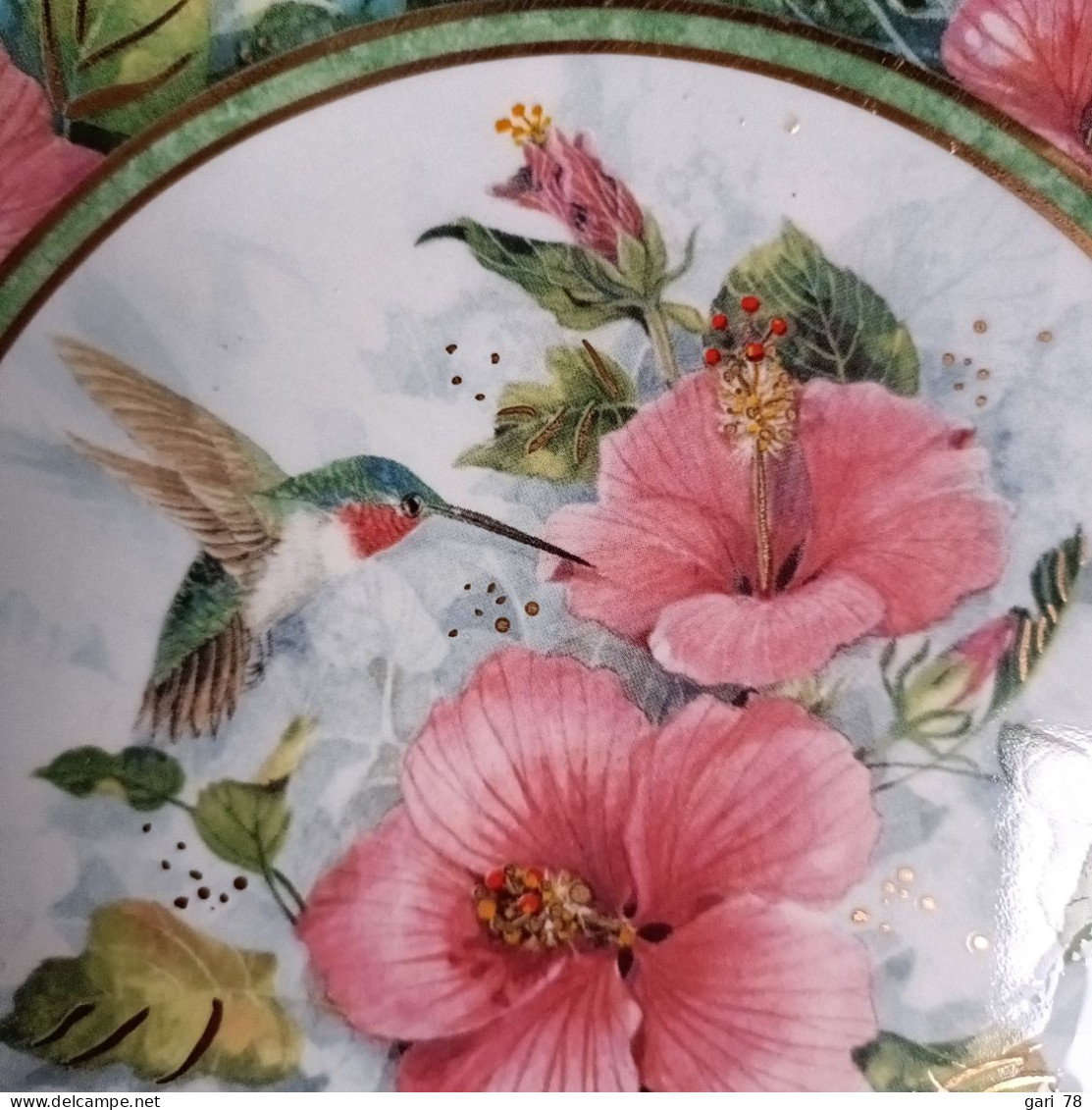 Assiette Décorative Franklin Mint Heirloom "the Imperial Hummingbird" - Non Classés