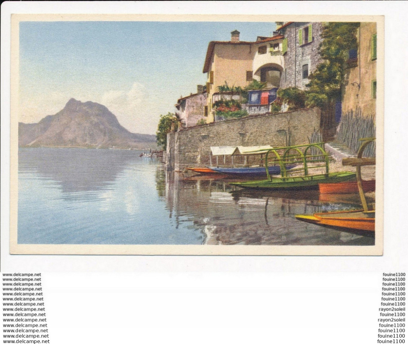 Carte De Gandria Lugano  ( Format C.P.A ) ( Recto Verso ) - Gandria 