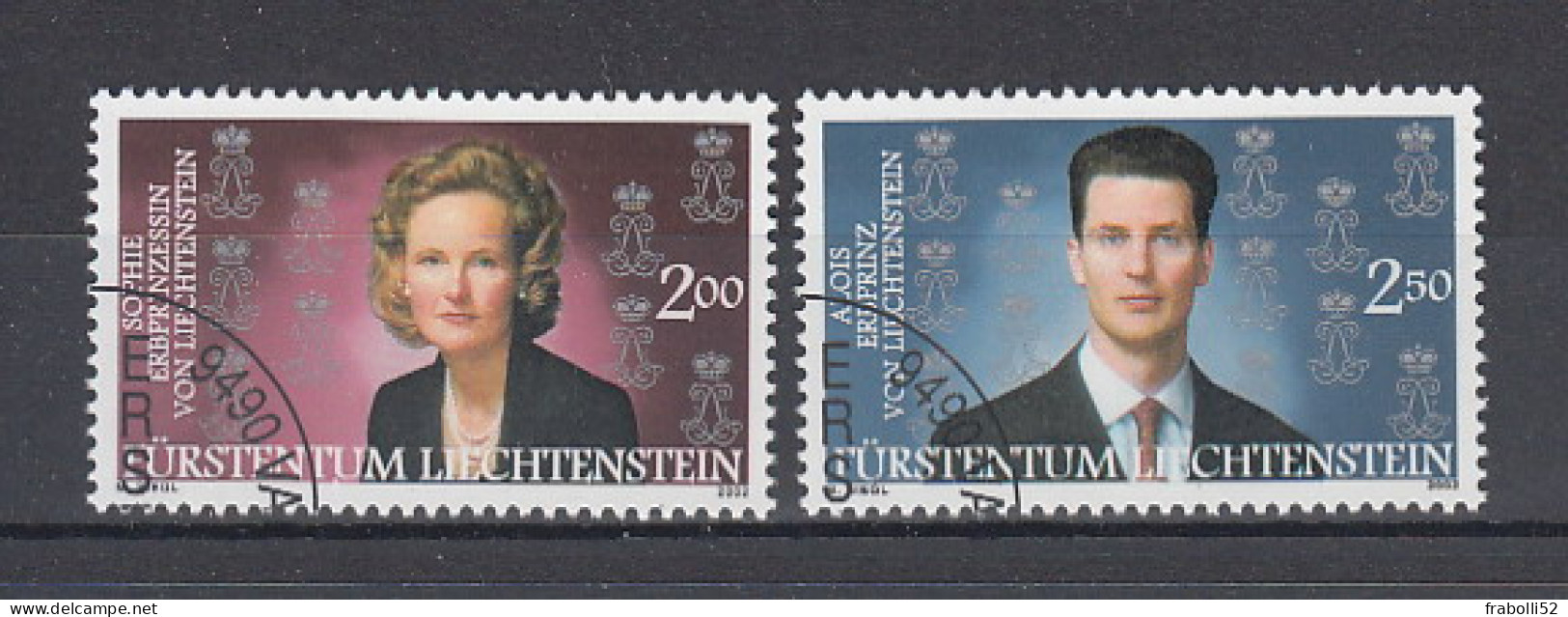 Liechtenstein Usati:  N. 1233-4   Lusso - Oblitérés