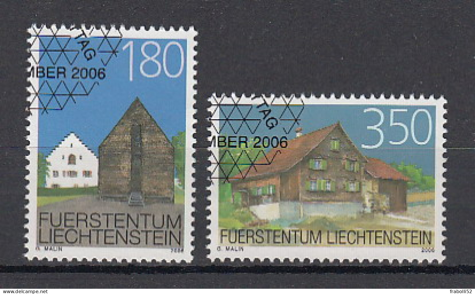 Liechtenstein Usati:  N. 1372-3  Lusso - Oblitérés