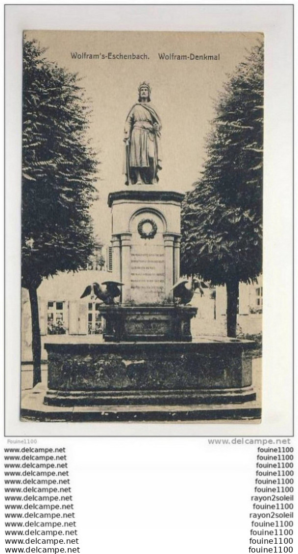 Carte De Wolfram's Eschenbach Wolfram Denkmal - Eschenbach