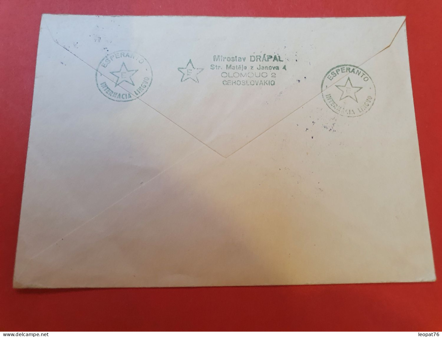 Tchécoslovaquie - Cachet D'Esperento Sur Enveloppe Pour La France En 1971 - D 194 - Storia Postale