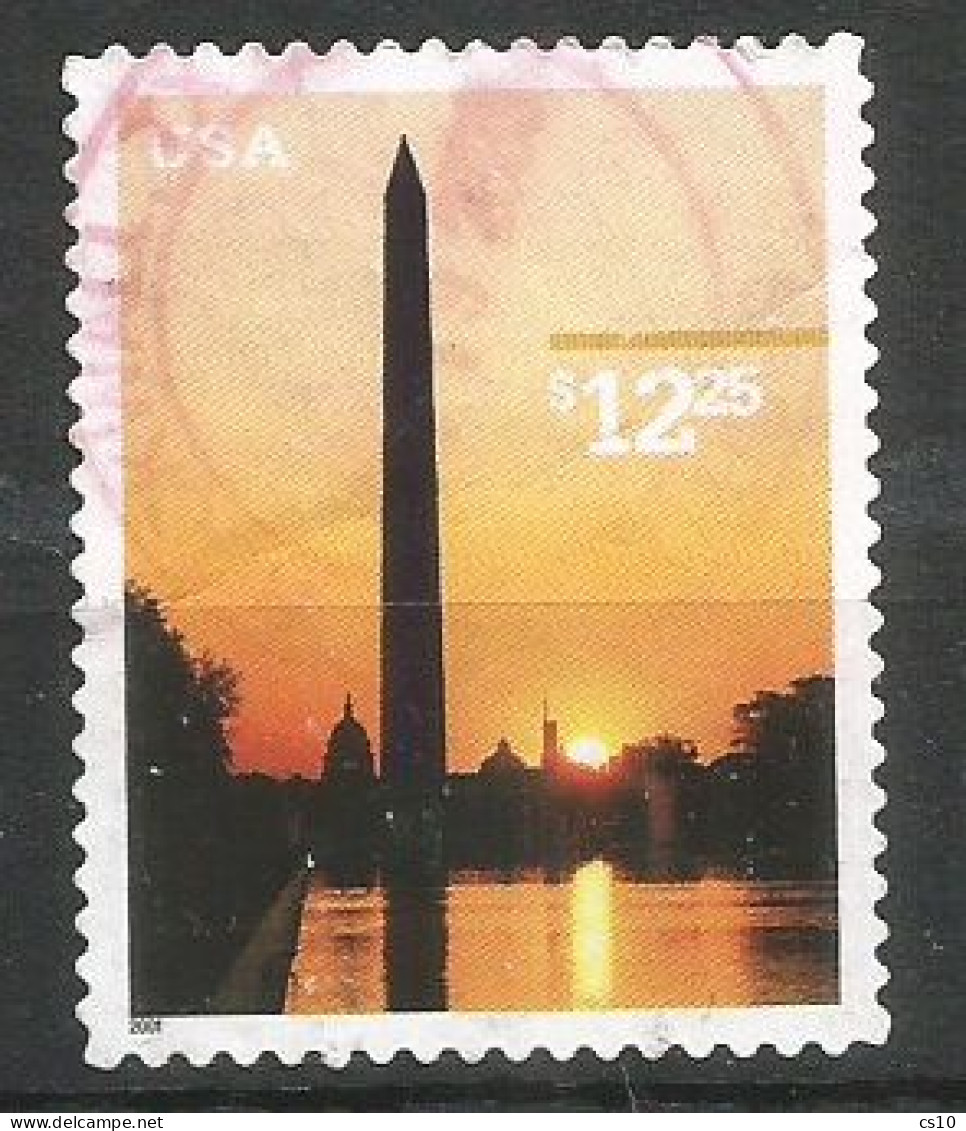 USA Express Mail HV High Value 2000 Obelisk Washington Monument $.12.25 In VFU Condition SC.# 3473 - Express & Einschreiben