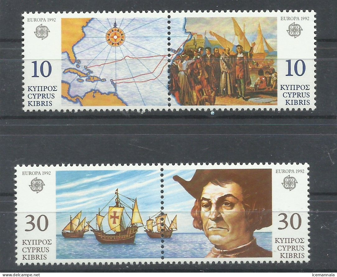 CHIPRE  YVERT  790/93     MNH  ** - Christopher Columbus