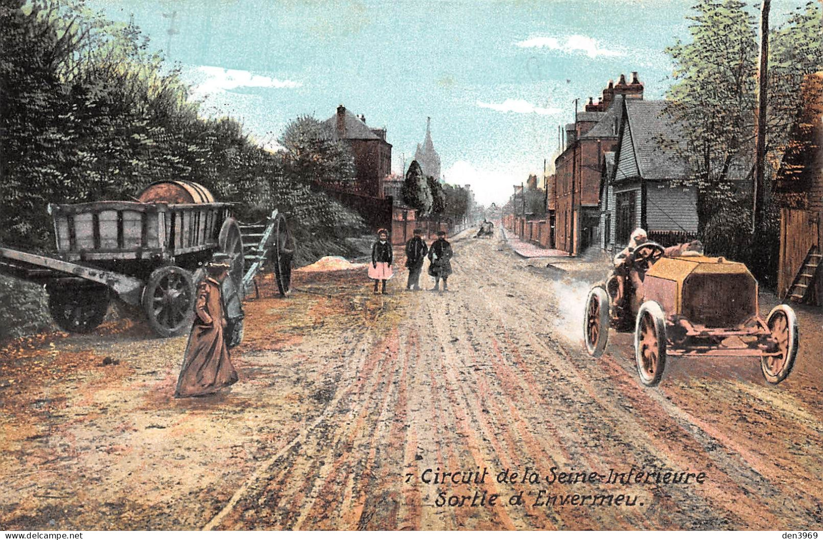 Sortie D'ENVERMEU (Seine-Maritime) - Circuit De La Seine Inférieure - Voiture De Course - Aqua-Photo L. V. & Cie N'7 - Envermeu