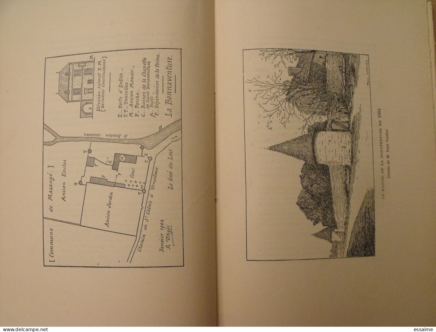 revue historique et archéologique du Maine. année 1904, 2ème semestre (3 livraisons). tome LVI. Mamers, Le Mans