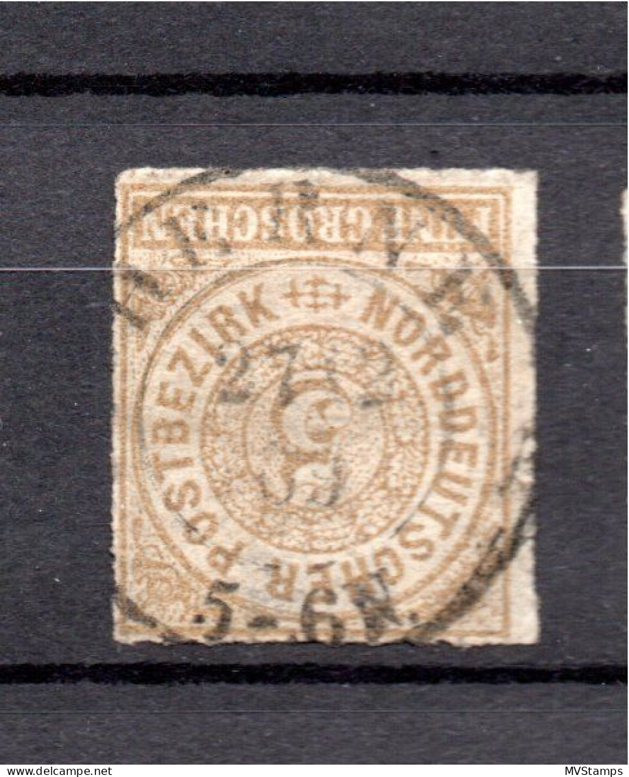 NDP 1868 Freimarke 6 Ziffern Gebraucht Herne - Neufs