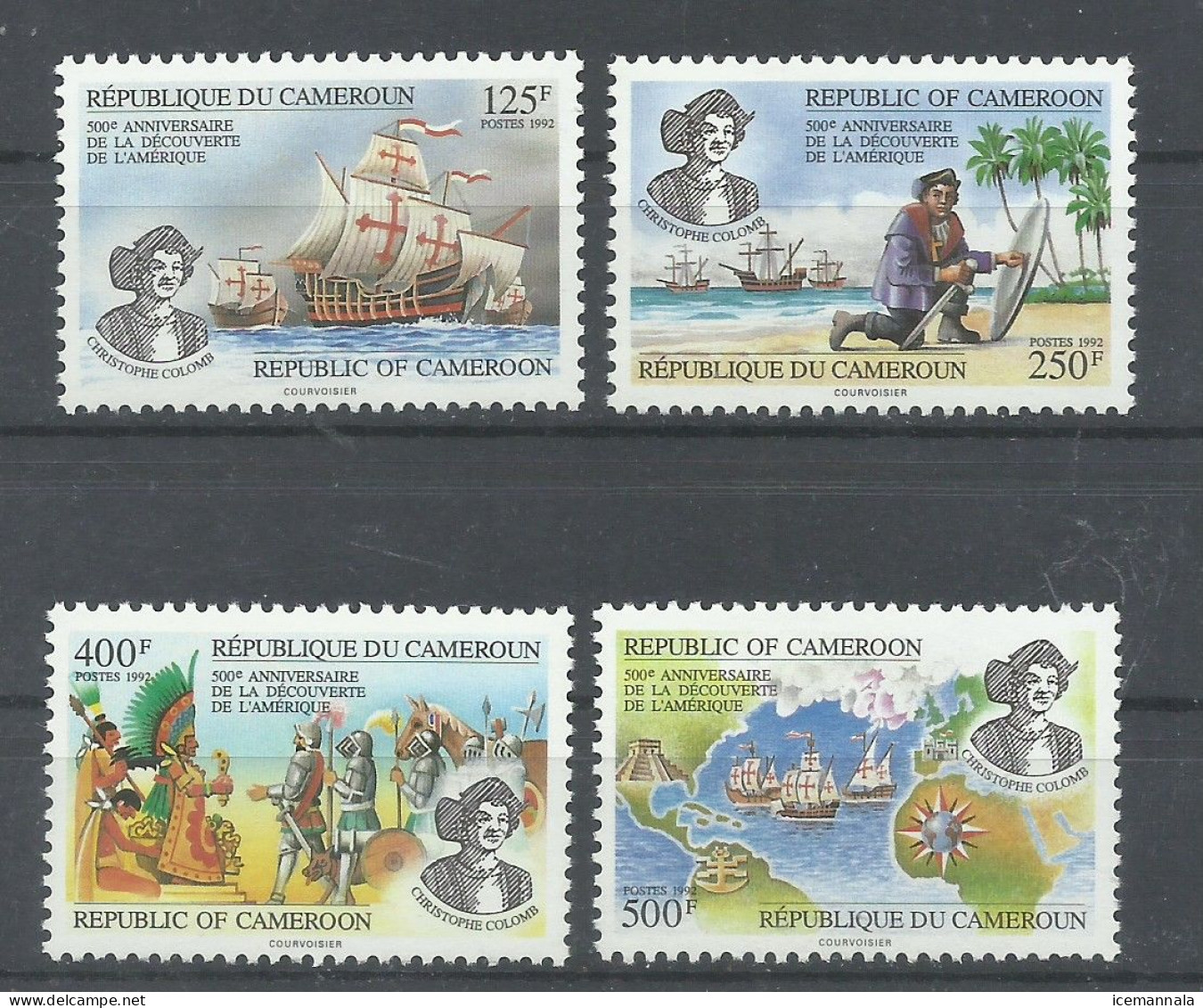 CAMERUN   YVERT   859/62    MNH  ** - Christopher Columbus