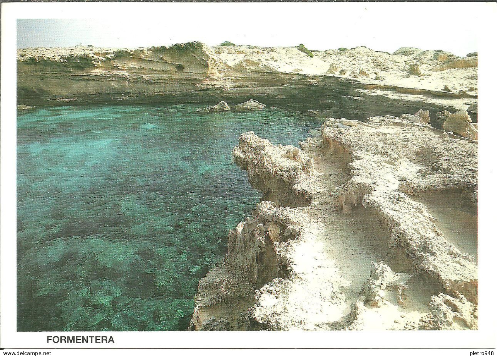 Formentera (Baleares, Espana) Punta Pedrera, Scogliera, The Cliff, Falaise - Formentera