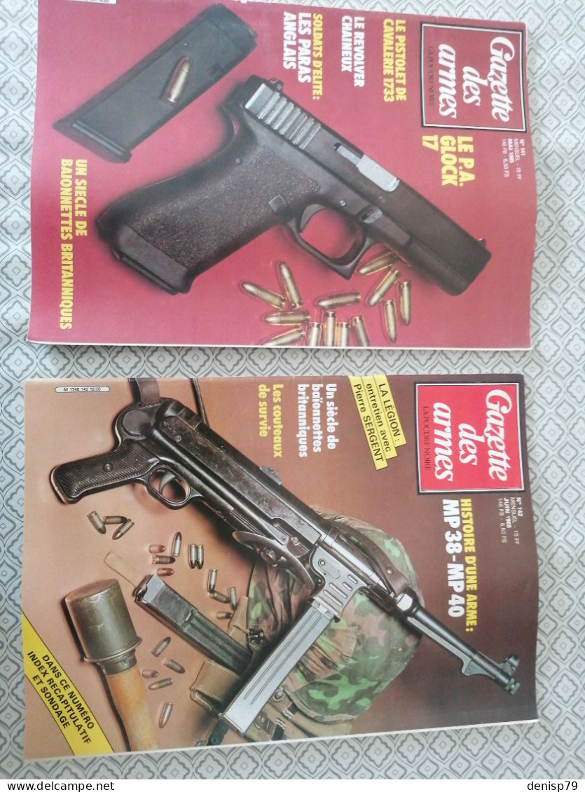 12 Revues  Gazette Des Armes  1985 - Français