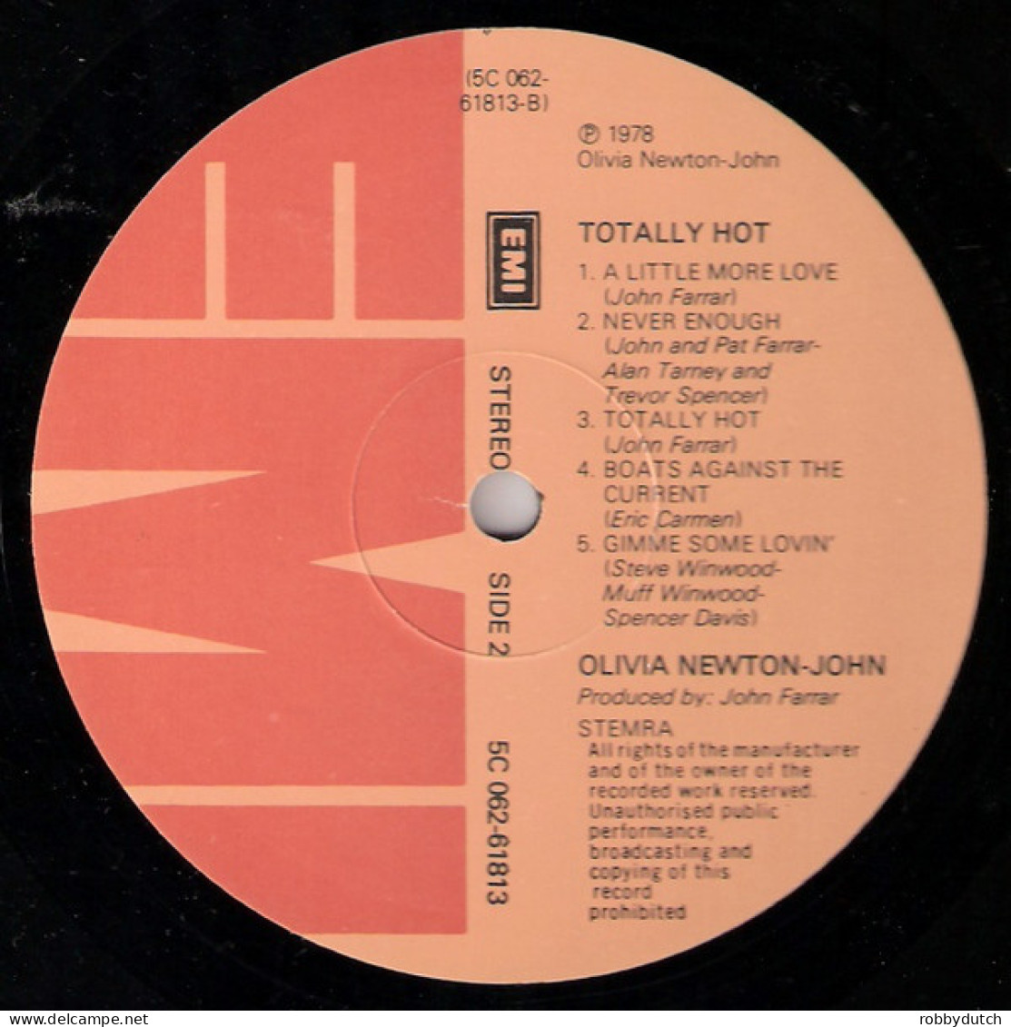 * LP *  OLIVIA NEWTON-JOHN - TOTALLY HOT (Holland 1978 EX) - Disco, Pop