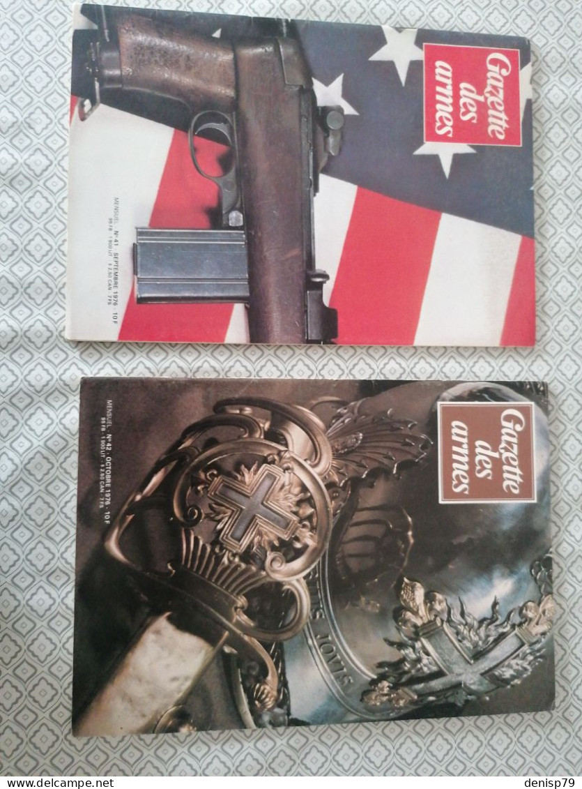 10 X Revues Gazette Des Armes 1976 - Francese