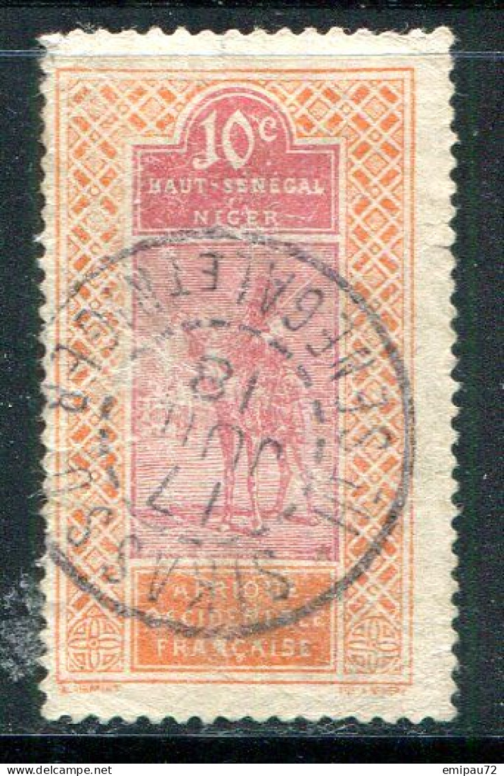 HAUT SENEGAL ET NIGER- Y&T N°22- Oblitéré (très Belle Oblitération Mais Petite Fente à Droite!!!) - Used Stamps