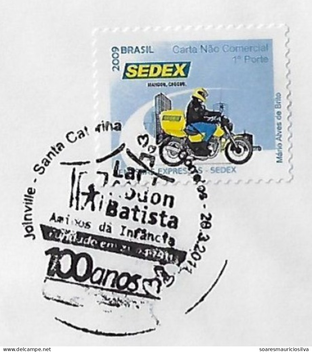 Brazil 2011 Cover Commemorative Cancel 100 Years Of Abdon Batista Home Childhood Friends In Joinville - Brieven En Documenten