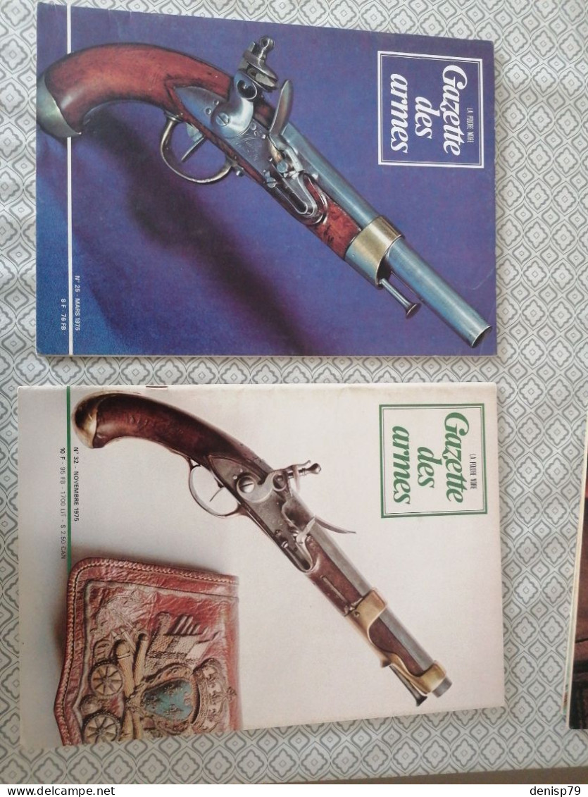 11 X Revues Gazette Des Armes 1975 - Französisch