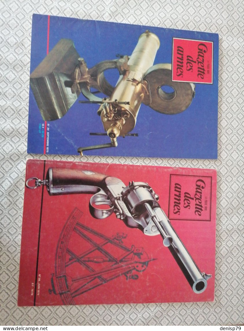 11 X Revues Gazette Des Armes 1975 - Französisch