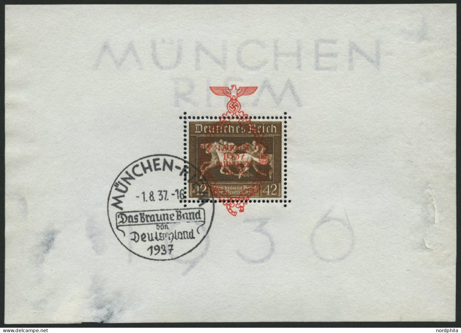 SAMMLUNGEN O,BrfStk , 1933-45, Alte Gestempelte Sammlung Mit Mittleren Werten, Sätzen Und Blocks, Fast Nur Prachterhaltu - Oblitérés