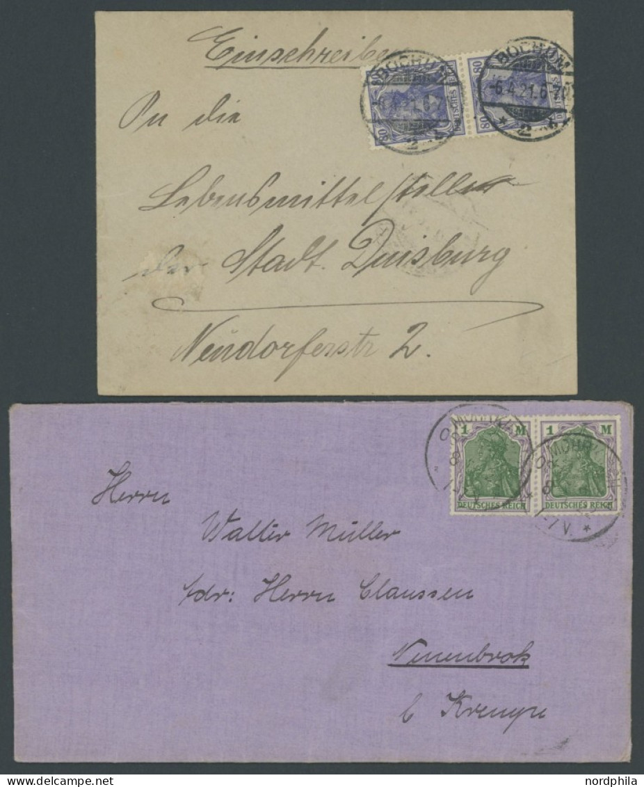 LOTS 1901-22, 34 Meist Verschiedene Belege Germania, Feinst/Pracht, Fundgrube! - Autres & Non Classés