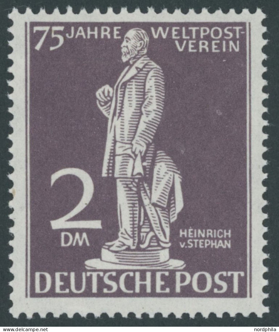 BERLIN 41V , 1949, 2 M. Stephan Mit Abart Weißer Fleck Unter Der Rechten Hand Neben Dem Tuch, Falzreste, Pracht - Otros & Sin Clasificación